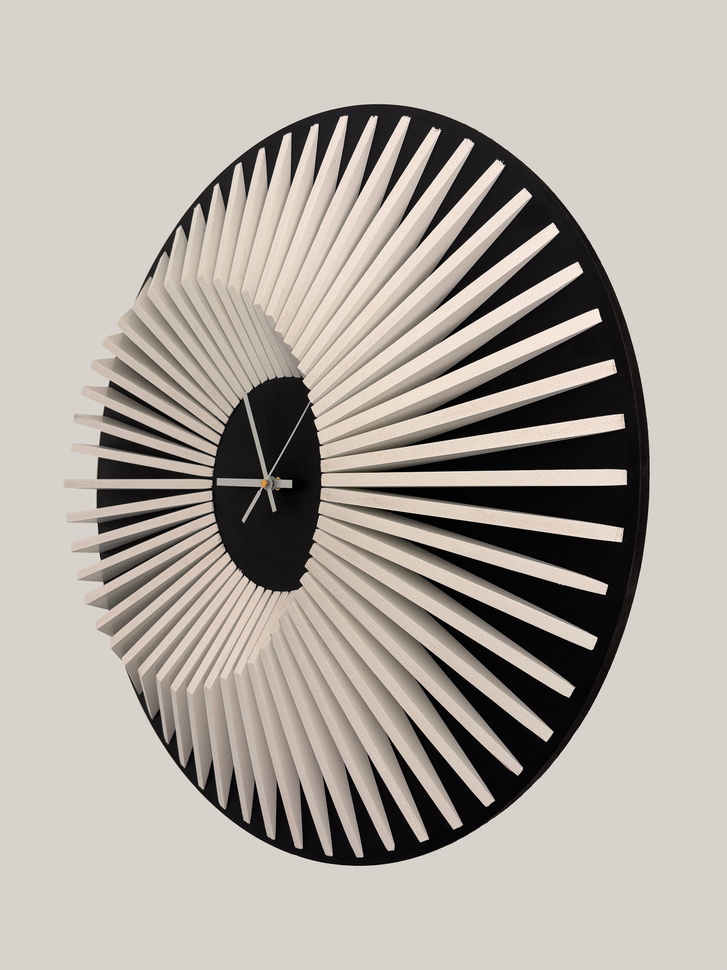 Horloge en bois Bicolor
