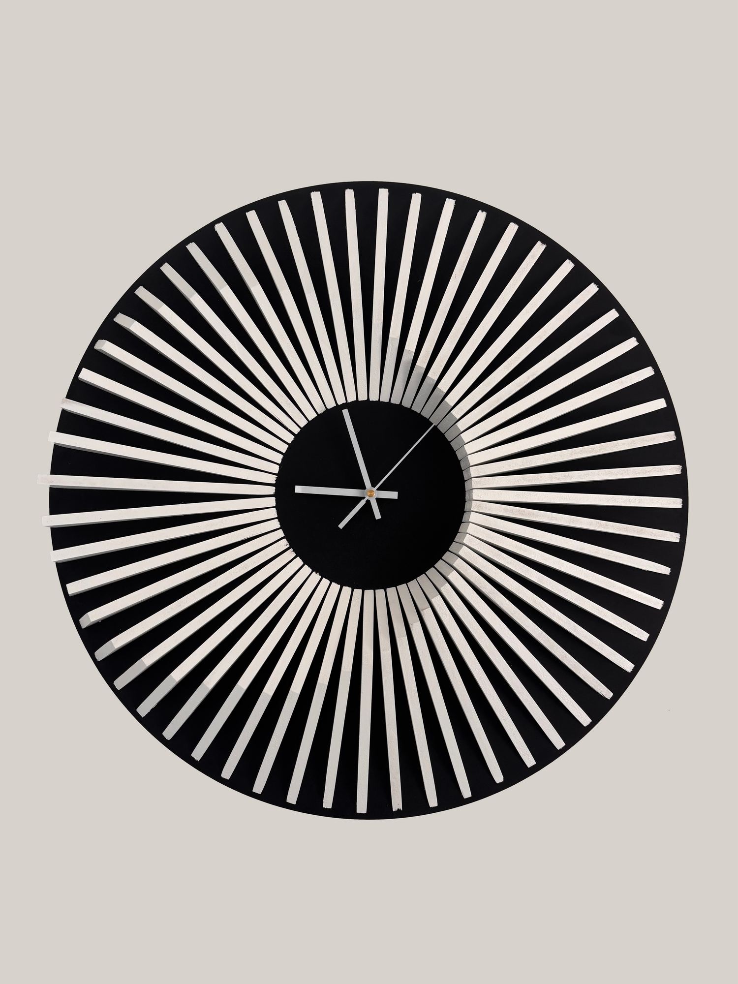 Horloge en bois Bicolor 