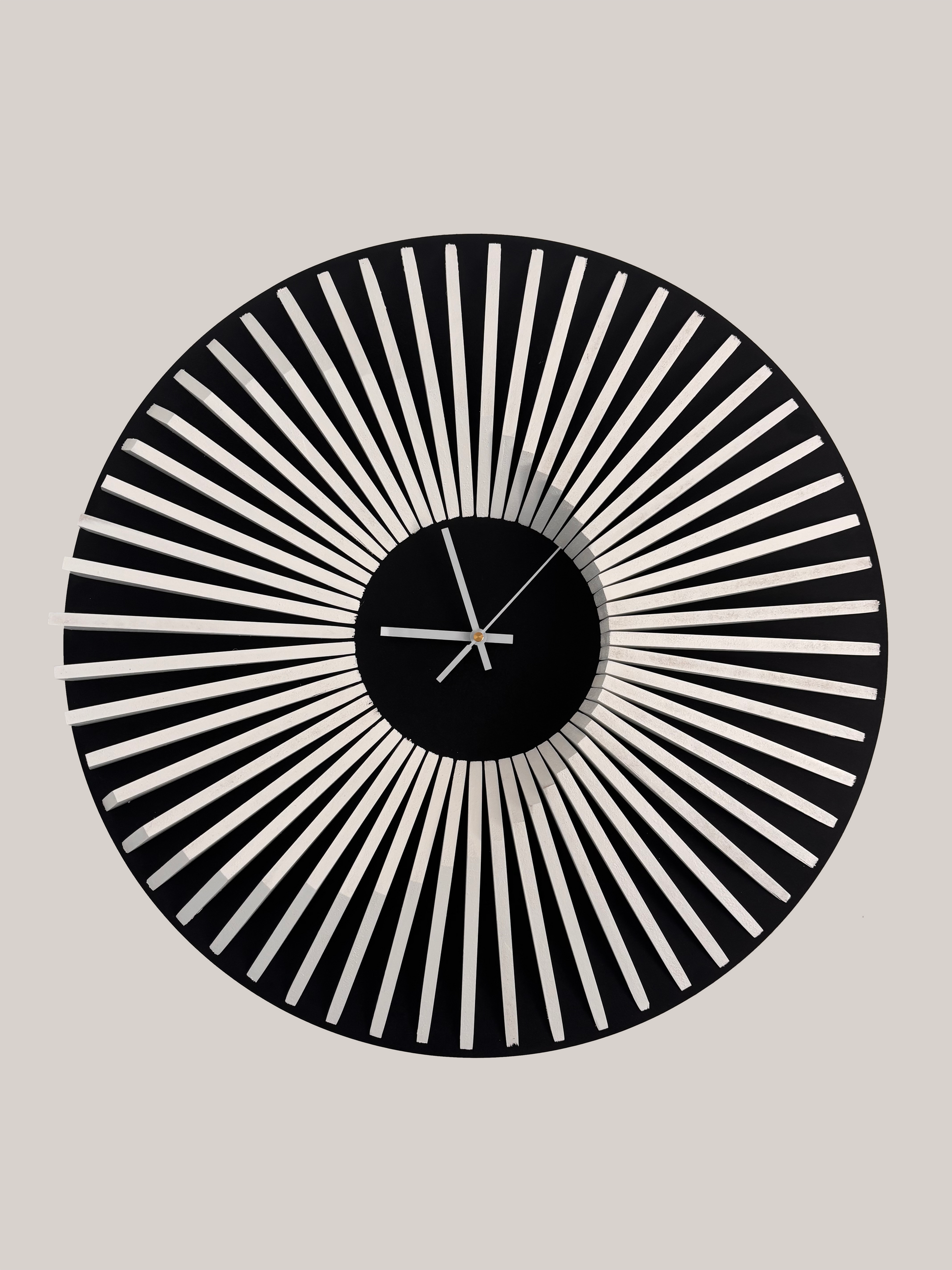 Horloge en bois Bicolor 