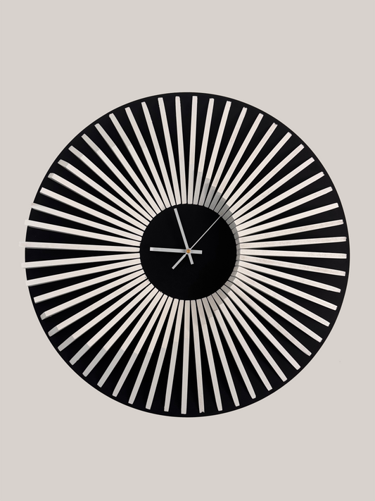 Horloge en bois Bicolor 