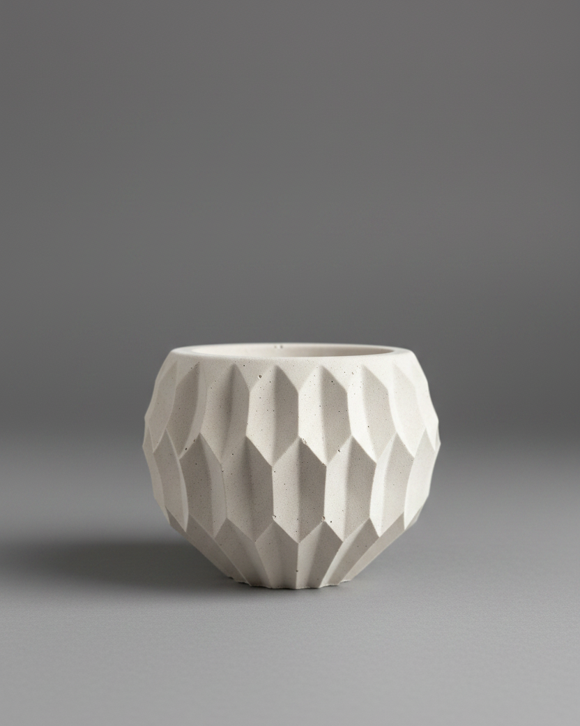 Pot Facet en Béton