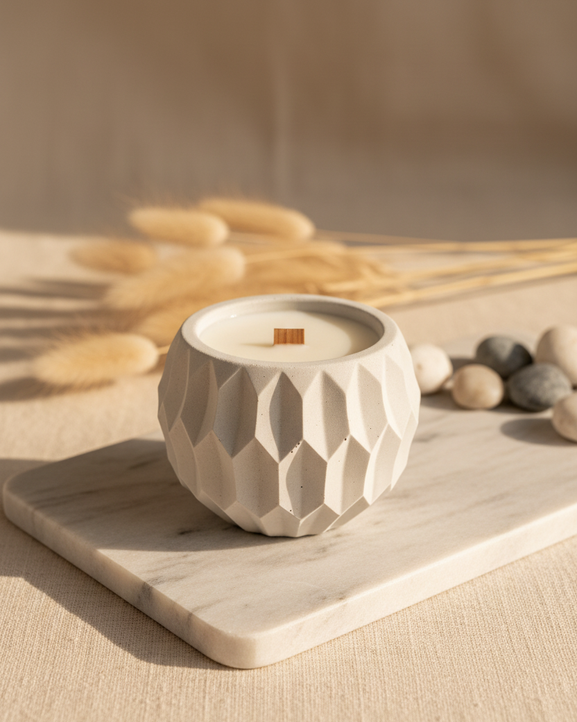Pot Facet en Béton