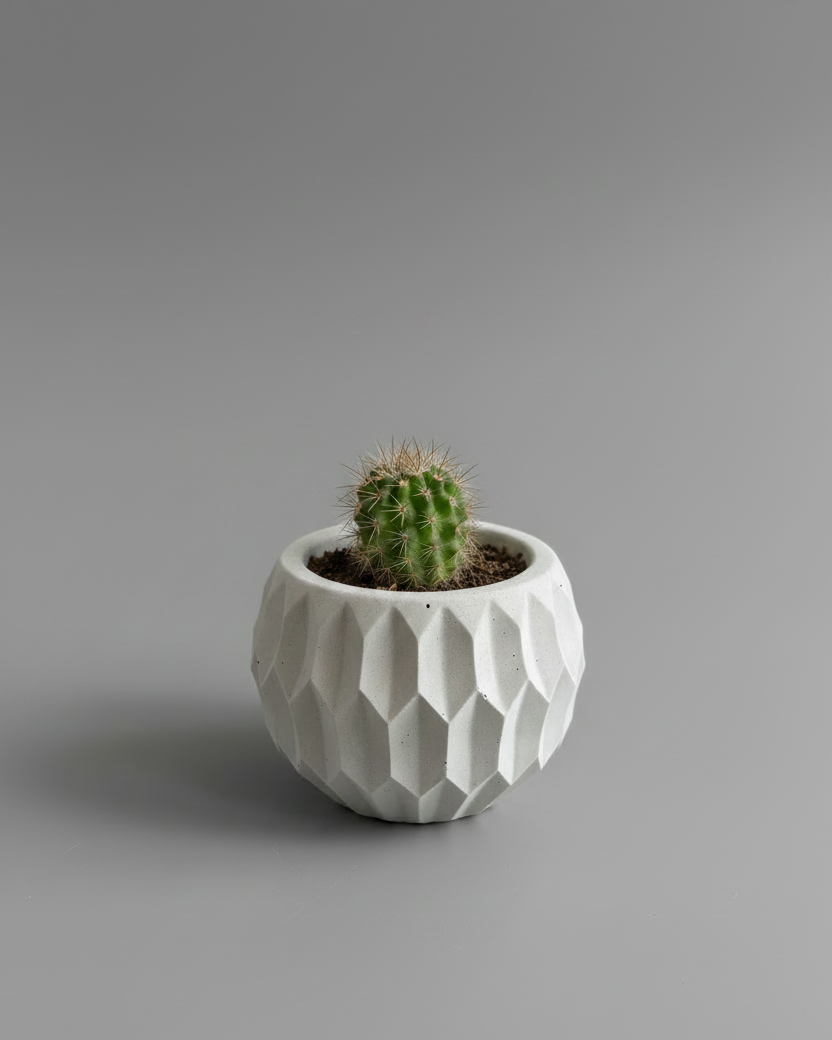 Pot Facet en Béton