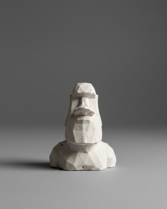 Sculpture Moaï en Béton