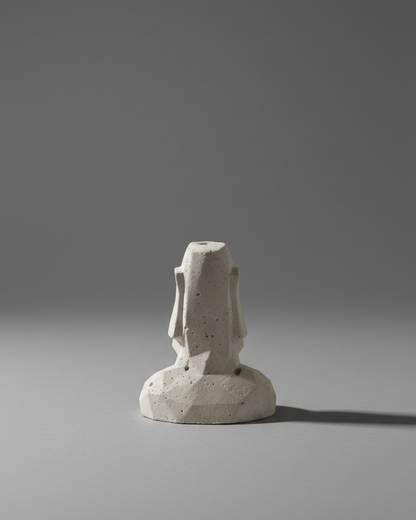 Sculpture Moaï en Béton
