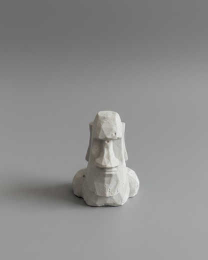 Sculpture Moaï en Béton