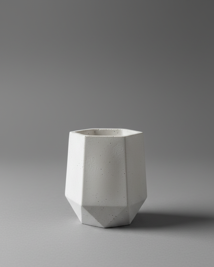Pot Prisme en Béton