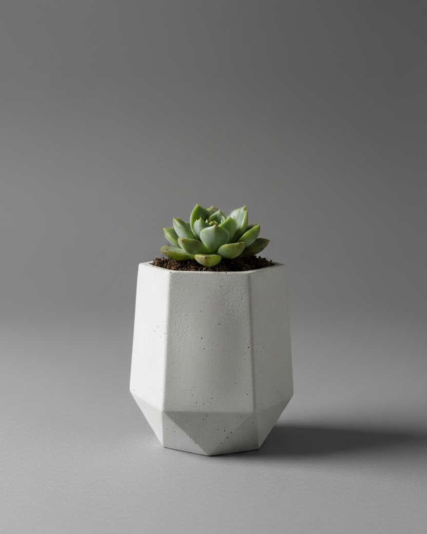 Pot Prisme en Béton
