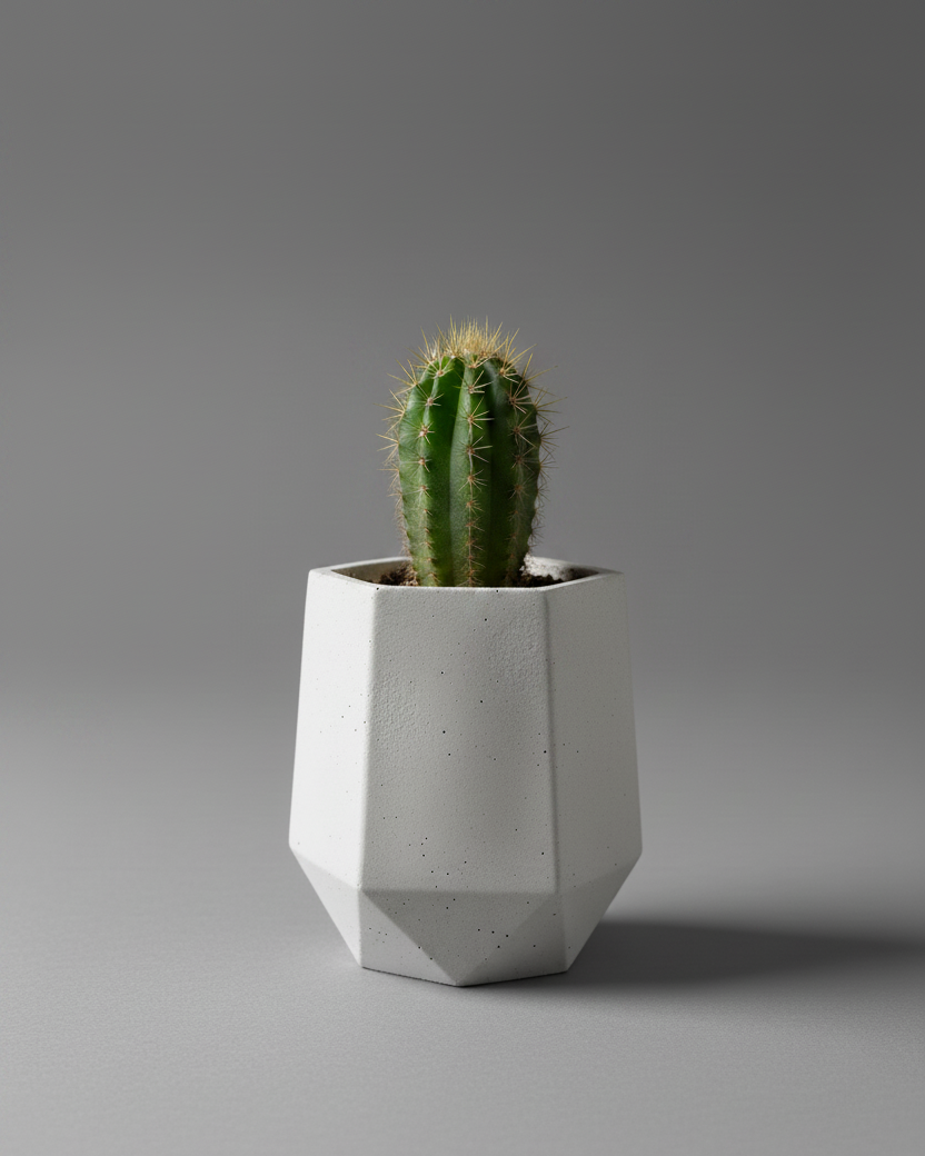 Pot Prisme en Béton