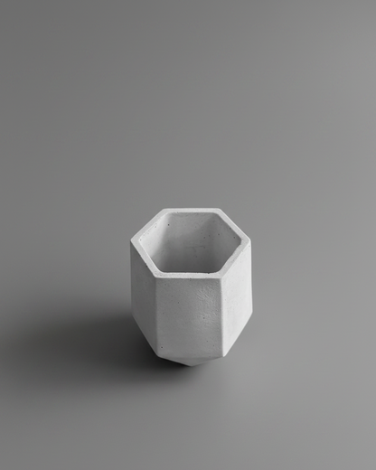 Pot Prisme en Béton