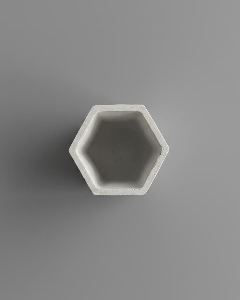 Pot Prisme en Béton