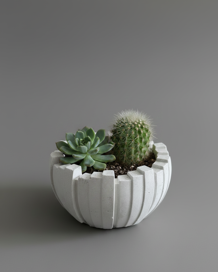Pot Merlon en Béton