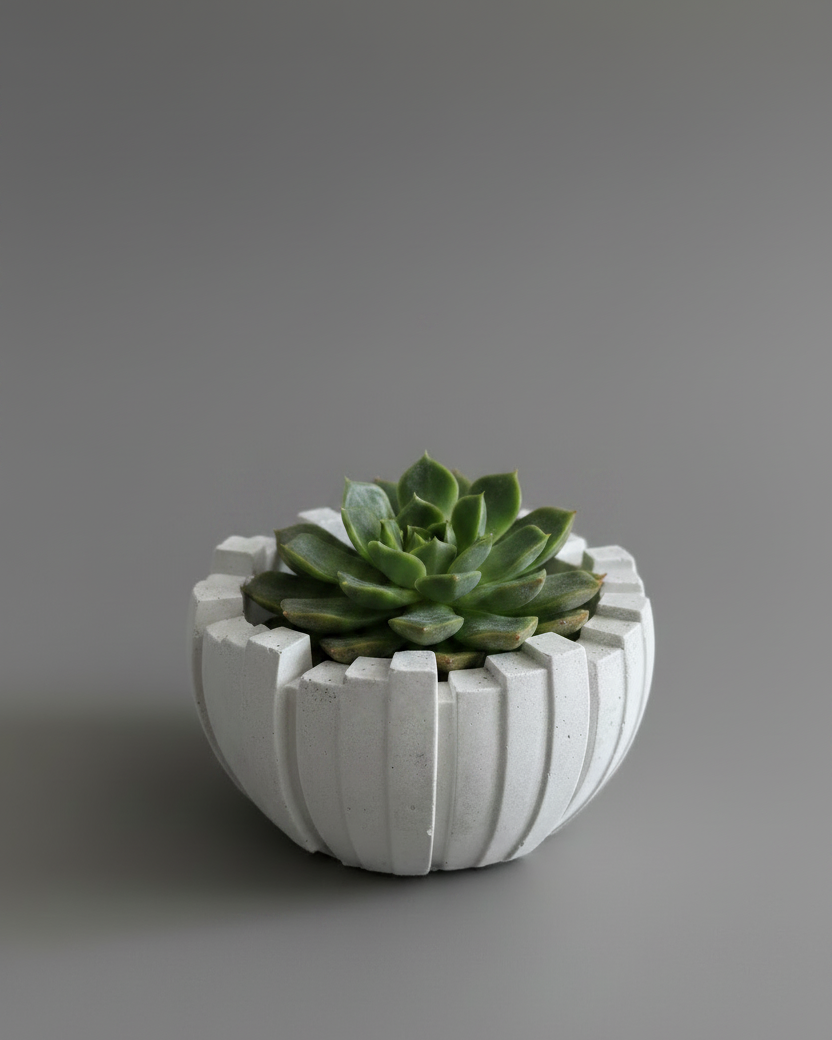 Pot Merlon en Béton